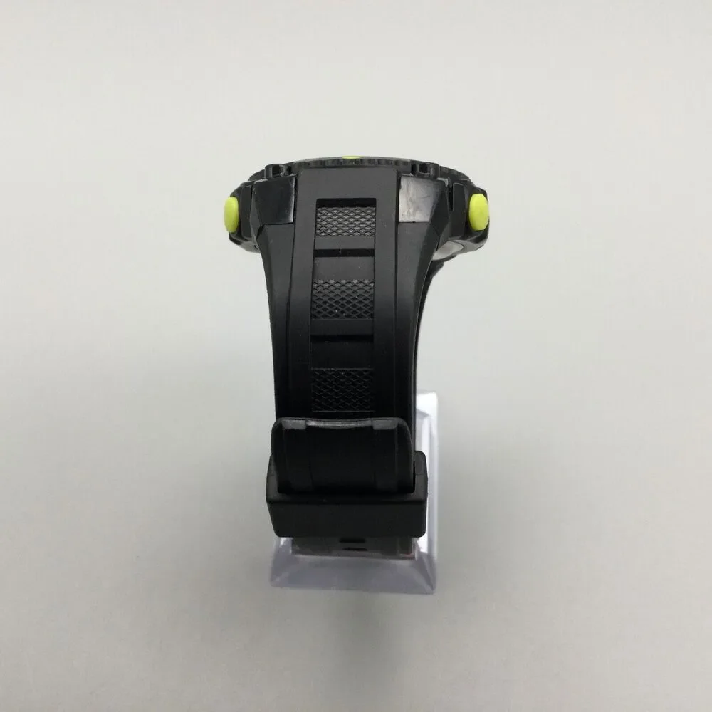 Armitron Pro Sport Digital Watch Men Black Neon Yellow Day Date 100M New Battery - Picture 5 of 14